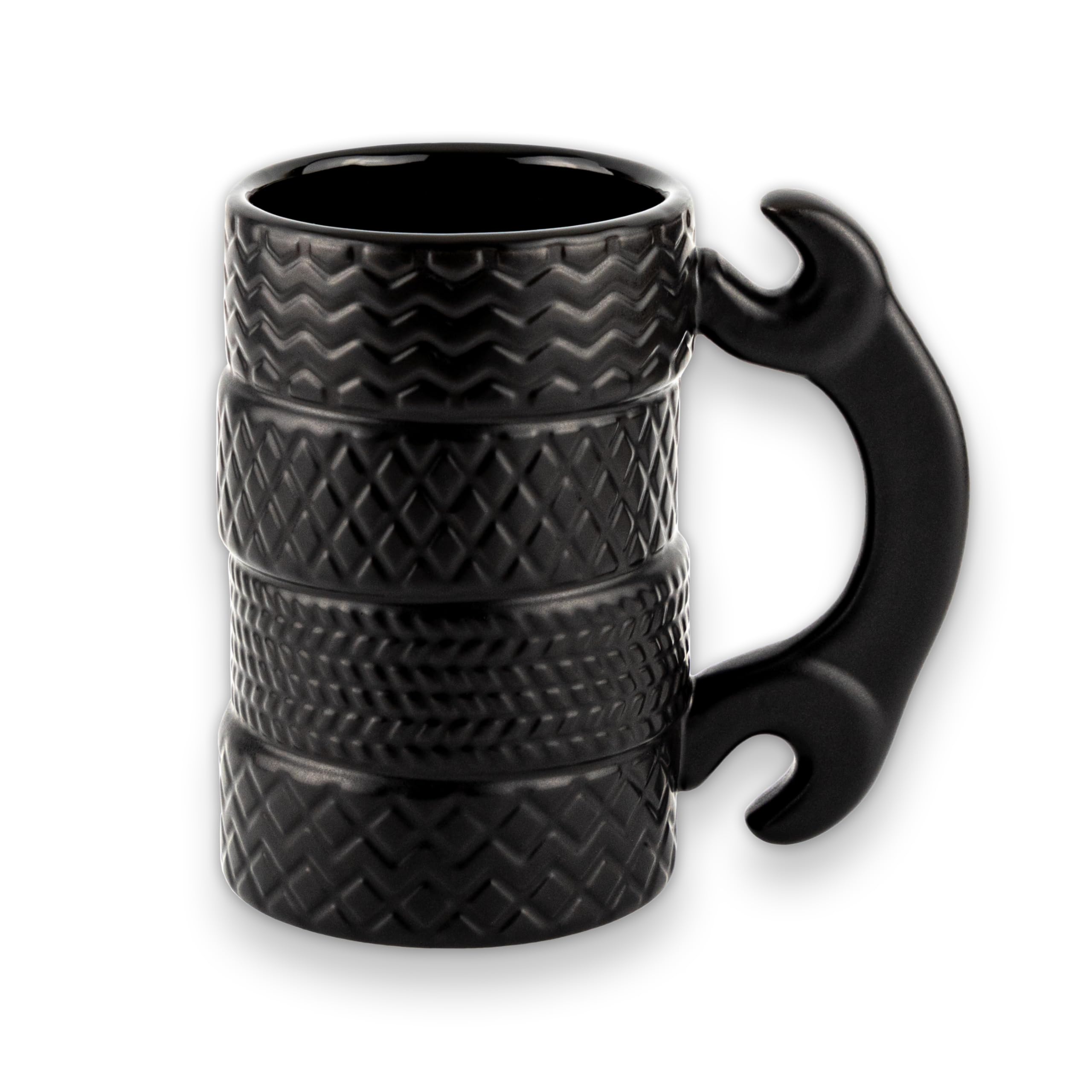 Froster Set Regalo per Appassionato di Motori, Regalo per Meccanico, 3D Tazza Pneumatici, Bracciale Magnetico da Lavoro, Cucchiaino