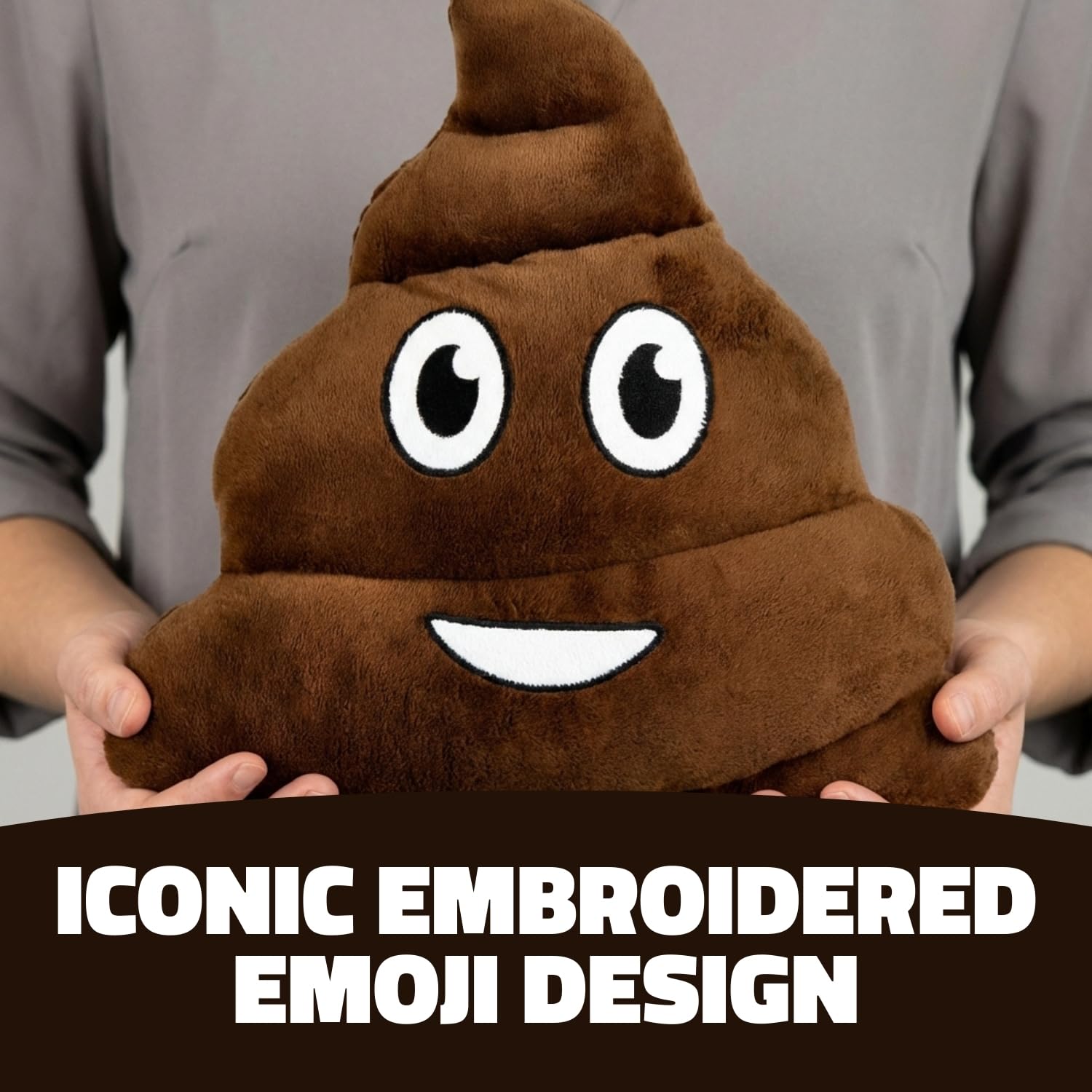 Rhode Island Novelty Emoji Poop 30,5 cm poduszka każda)