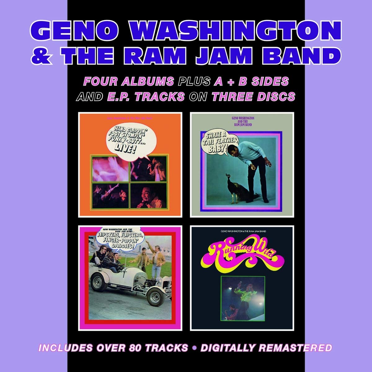 Hand Clappin' (Live) / Shake A Tail Feather / Hipsters, Flipsters / Running Wild / A & B Sides + E.P. Tracks