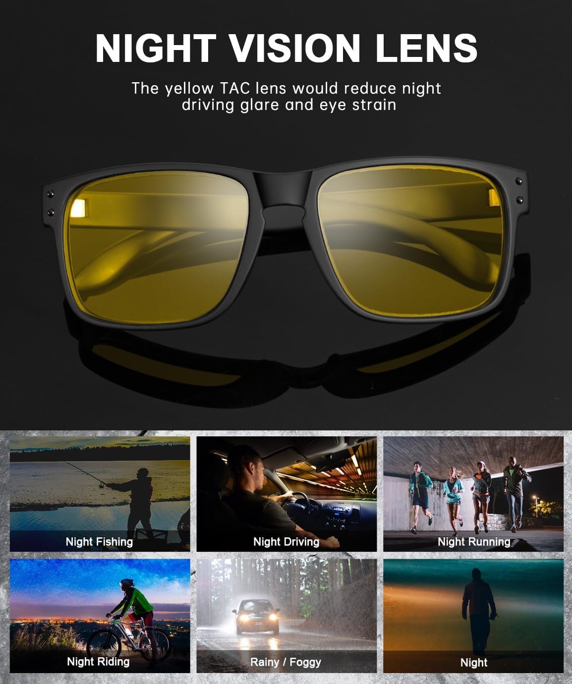 KALIYADI Polarized Sunglasses for Men and Women Vintage Style Sun Glasses for Fishing Running Driving with UV Protection - Image 5