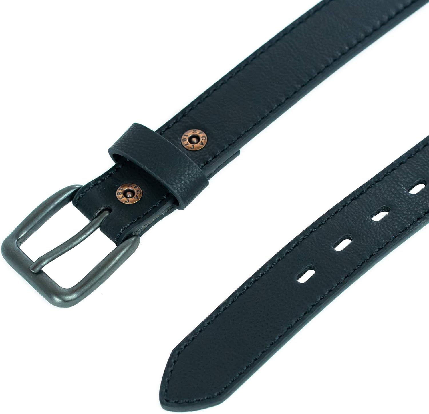 Levi's Boys' Big Kids Belt-School Casual for Jeans Classic Strap and Single Prong Buckle - Image 4