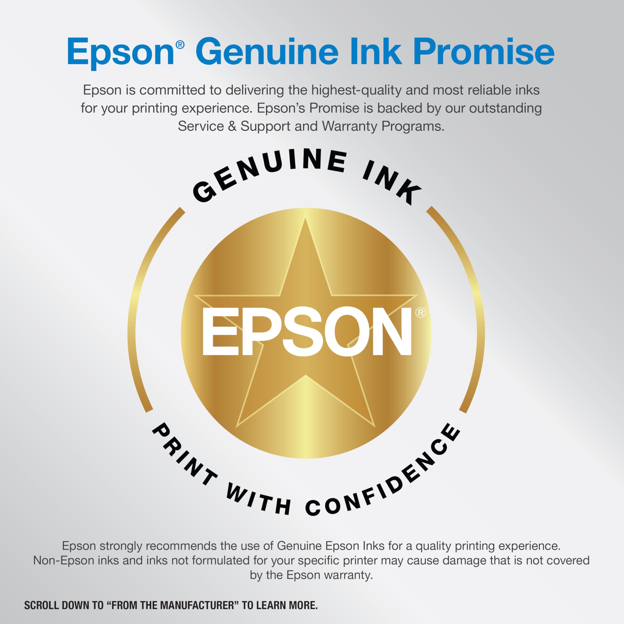 Epson EcoTank ET-2800 Wireless Color All-in-One Cartridge-Free Supertank Printer with Scan and Copy â€“ The Ideal Basic Home Printer - Black, Medium