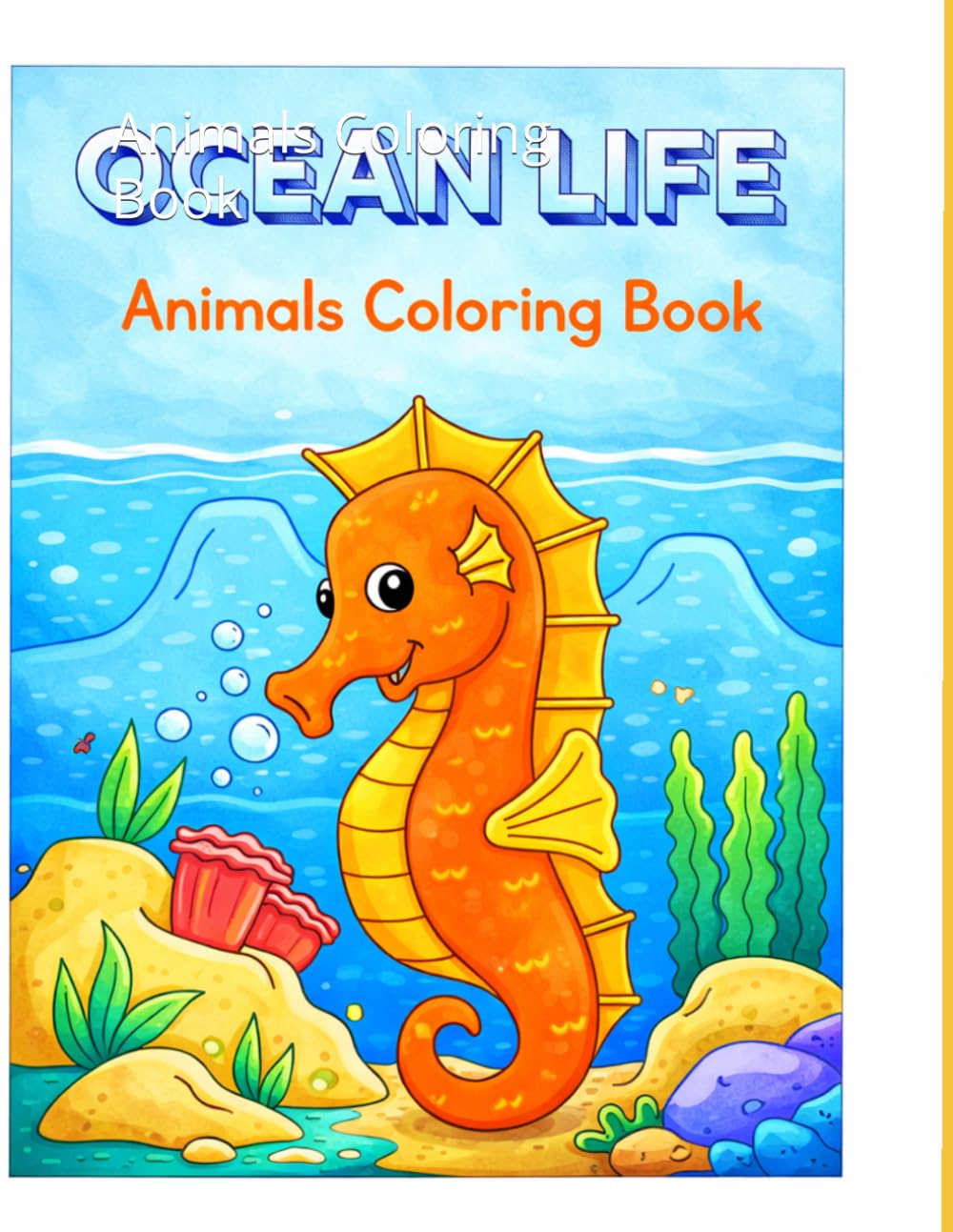 Ocean Life:: Animals Coloring Book