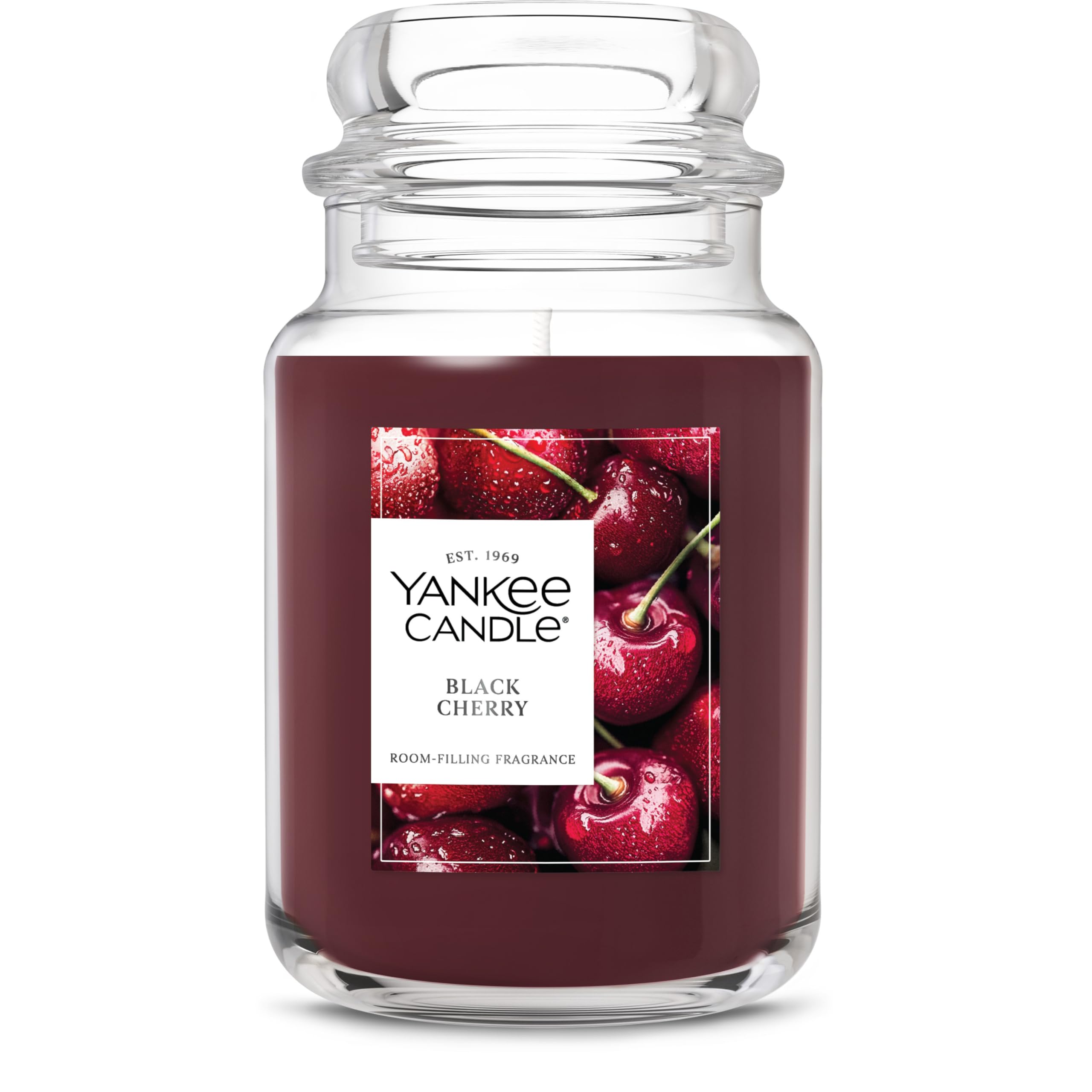 Amazon.com: Yankee Candle Black Cherry Scented Candle, 22oz Large