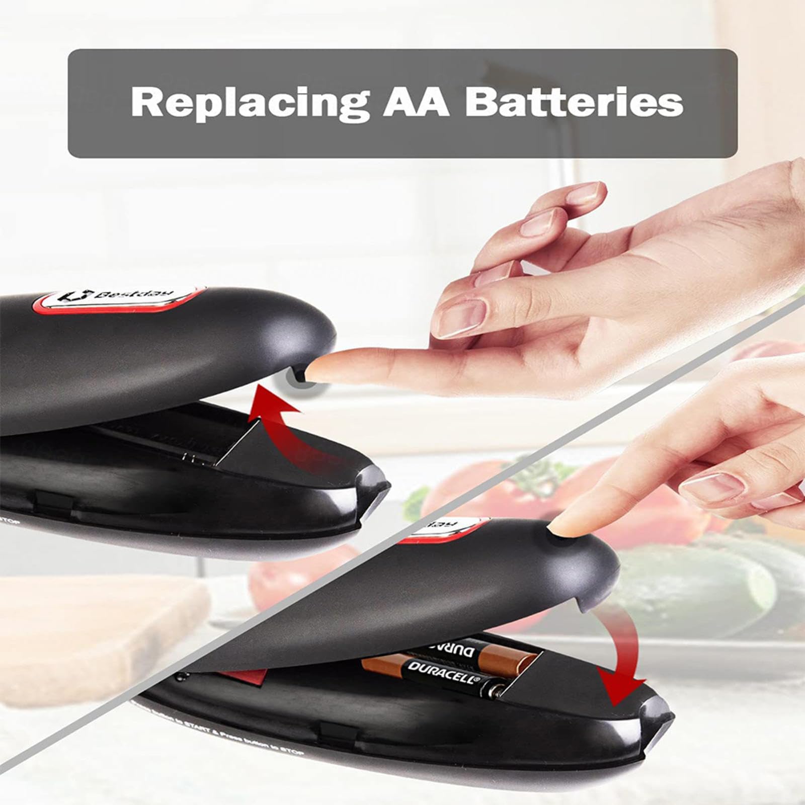 Amazon | ワンタッチ自動缶切り ポータブル缶切り エッジが滑らかな