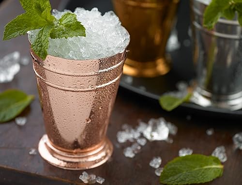 Miniatura 10 de Barfly Copa Julep Deluxe 13.5oz Chapado en Oro