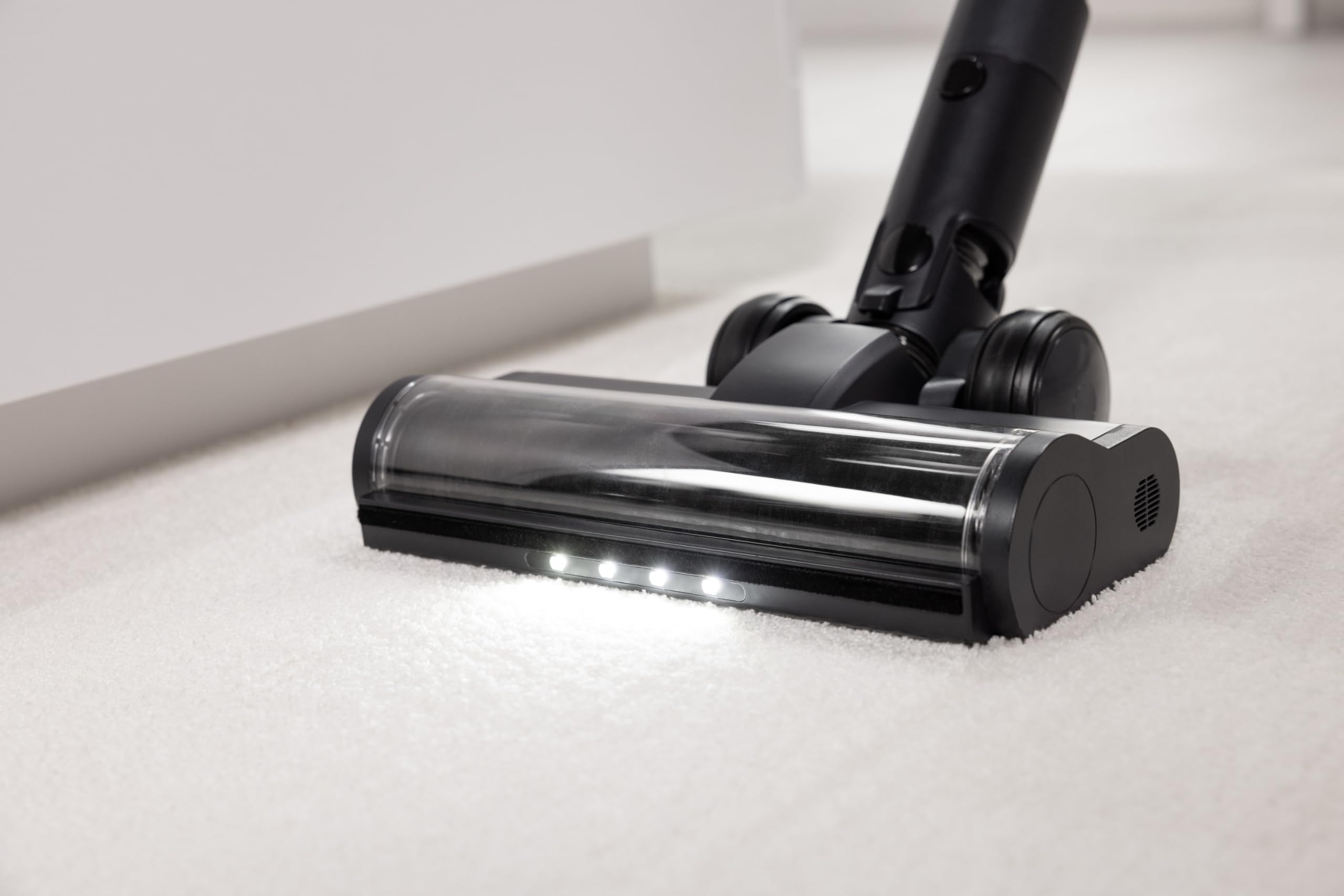Severin Aspiradora Inalámbrica S-Power Olymp Pro Pet & Car, 400W, 60 Minutos, Batería de Iones de Litio, LED, 5 Accesorios, para Mascotas y Coches, Negro/Azul Metálico, 0.5L, HV 7196