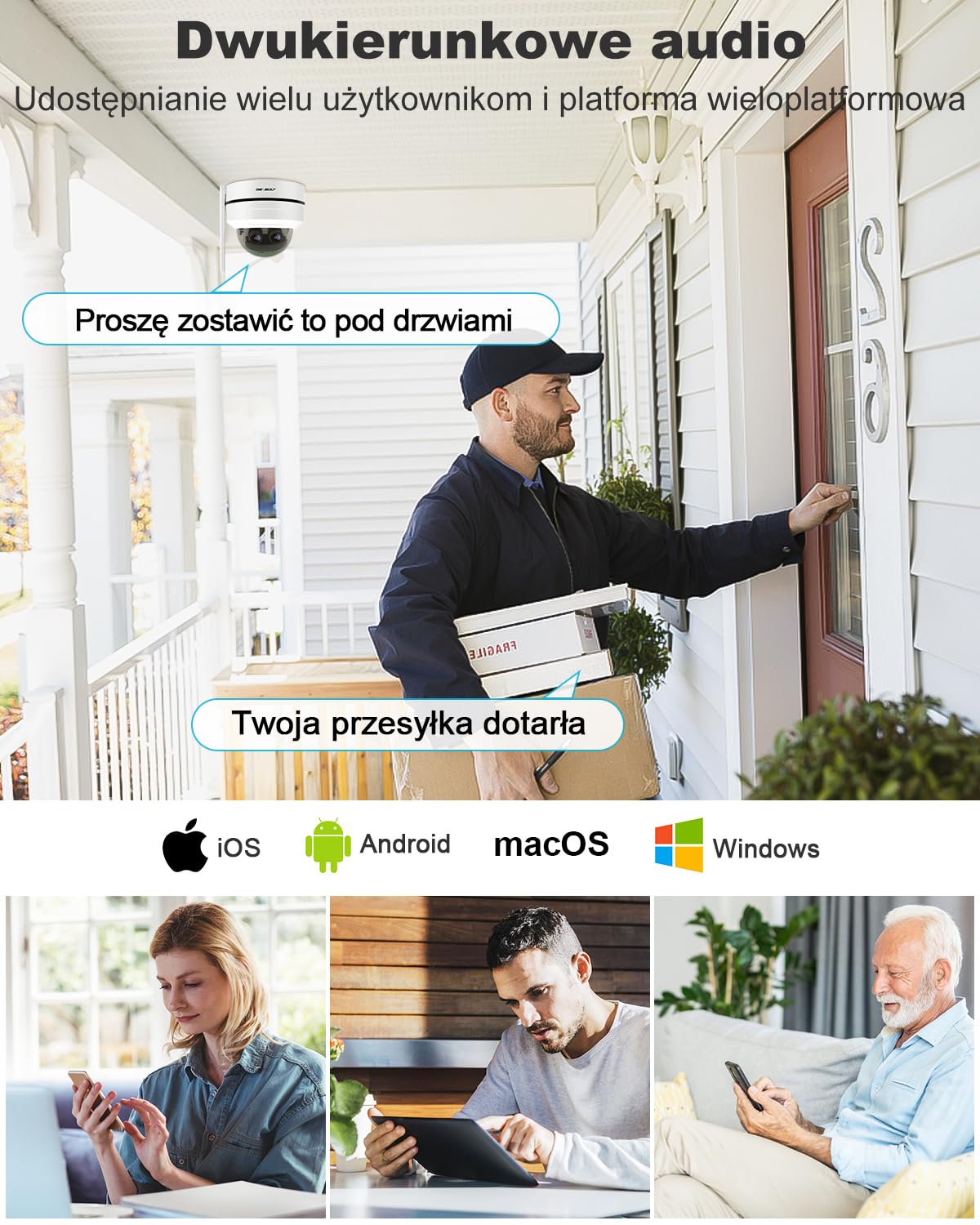 GENBOLT [10X Hybrydowy Zoom] 2,5K PTZ WiFi Kamera Bezpieczeństwa Wewnętrznych i Zewnętrznych,Kamera Kopułkowa IP 360° z Podwójnym Obiektywem,IK10 Odporna na Wandalizm, IP66 Wodoodporna (DC&PoE) | Nagrywanie 24/7, 360° IP kamera CCTV PTZ, automatyczne śled
