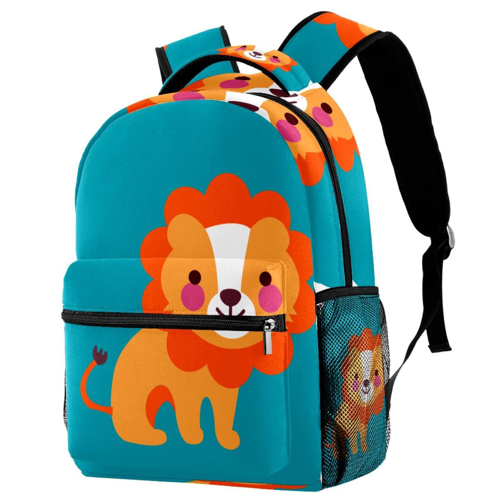 Mochilas ligeras de león lindo para camping y excursiones 7