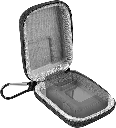 GEEKRIA Funda de transporte para cámara de acción compatible con GoPro Hero 6, 7, 8, 9, 10, 11, Insta360 GO 3, ONE R, bolsa de almacenamiento de