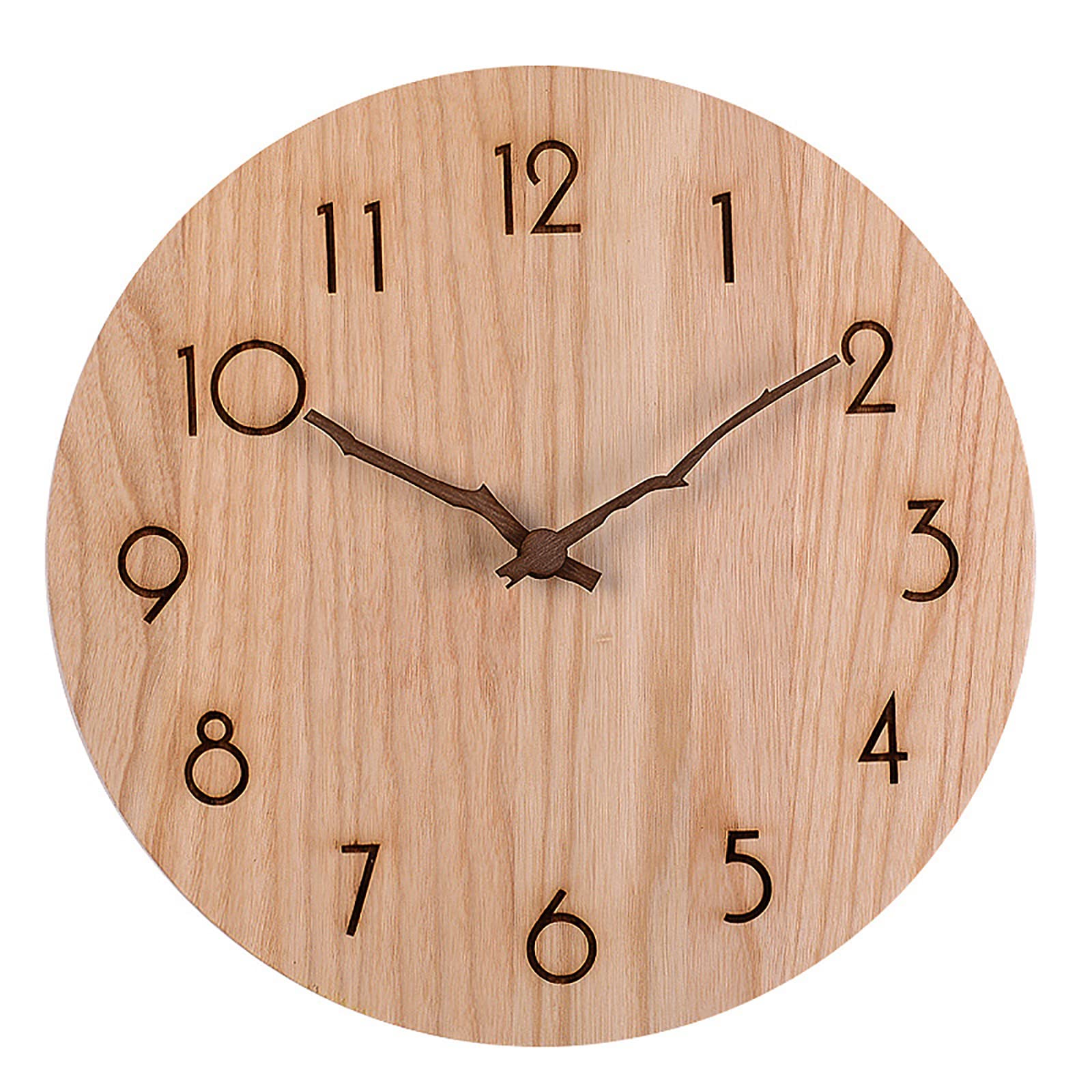 Horloge montre murale facile à lire JATIBOSH pour seniors et grands espaces lisibles