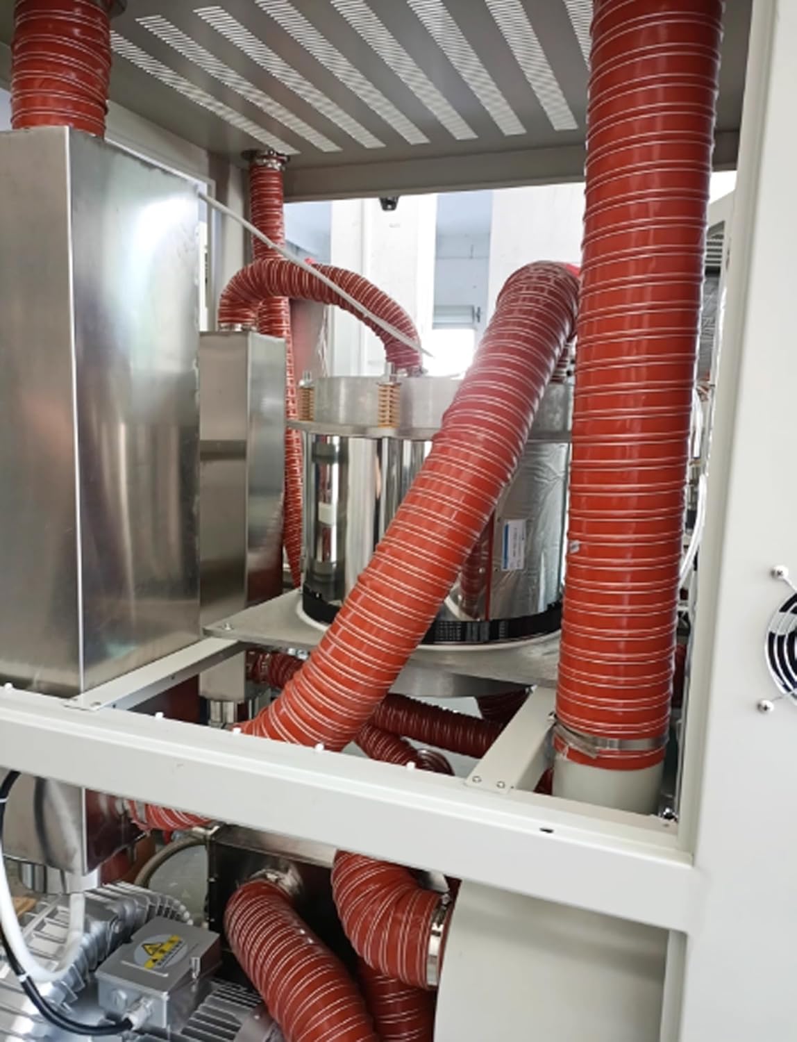 Flexible Red Silicone Duct Hose 9.8ft - High-Temperature Resistant HVAC & Exhaust Ducting (0.8-10in) with Fiberglass & Steel Wire Reinforcement