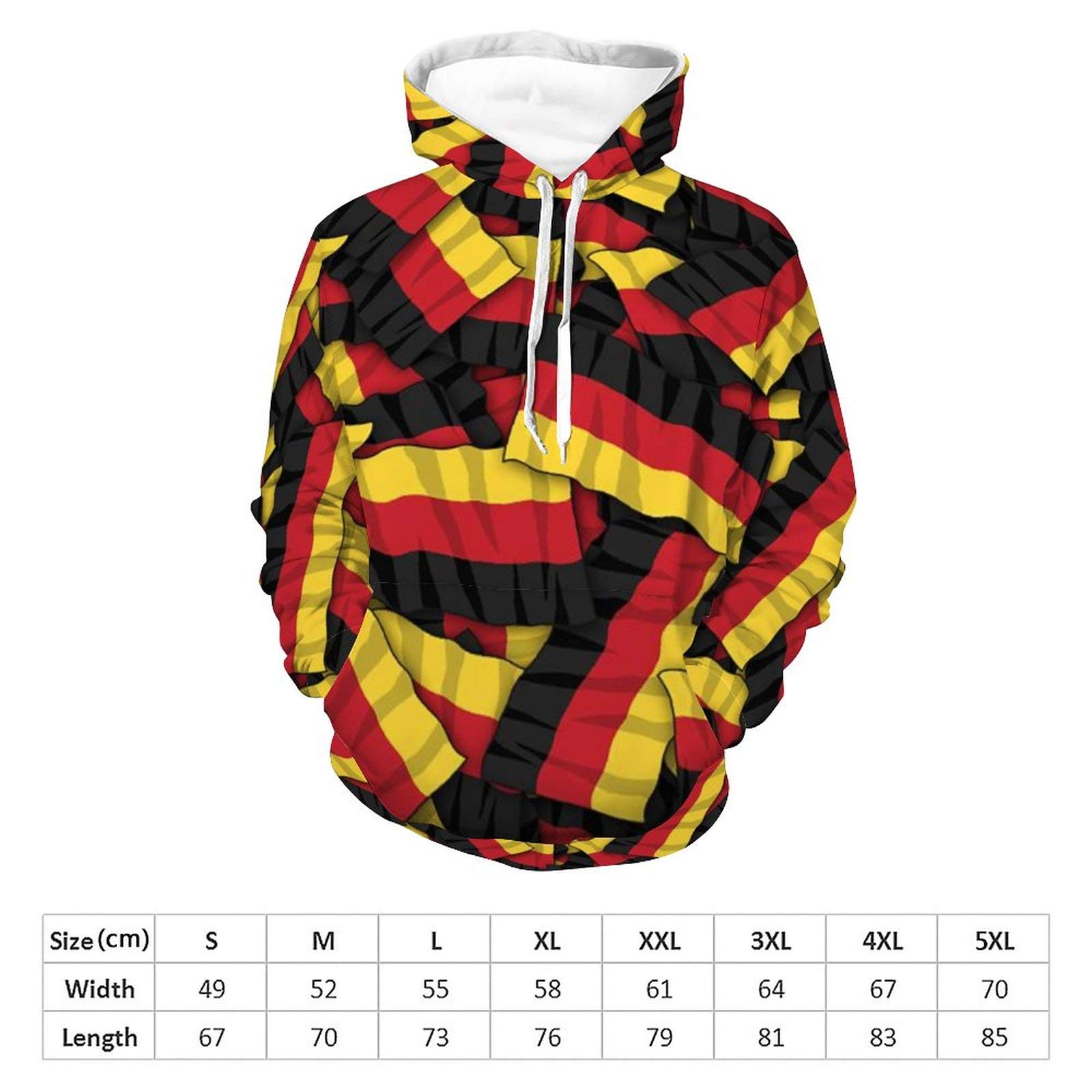 AERICKON Unisex Kobiety Mężczyźni Bluzy Z Długim Rękawem Rozciągliwe Koszulki Z Kapturem Modny Jesienny Strój na Boże Narodzenie Na Zewnątrz