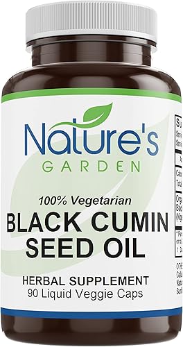 Nature's Garden - Aceite de semilla de comino negro cápsulas líquidas 90 VegCap
