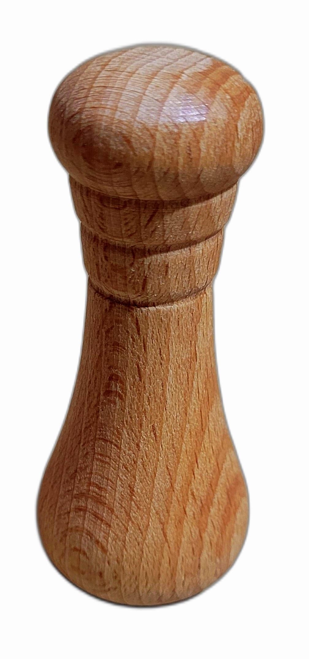 M02 - Molinillo de madera natural con molinillo de hierbas
