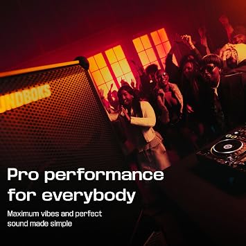 SOUNDBOKS 4 Bluetooth Performance Speaker USB-C Charging Battery Loudest Party Speaker with 40 Hours of Battery Wireless and Portable Speaker - Designed in Denmark 126dB (Black)