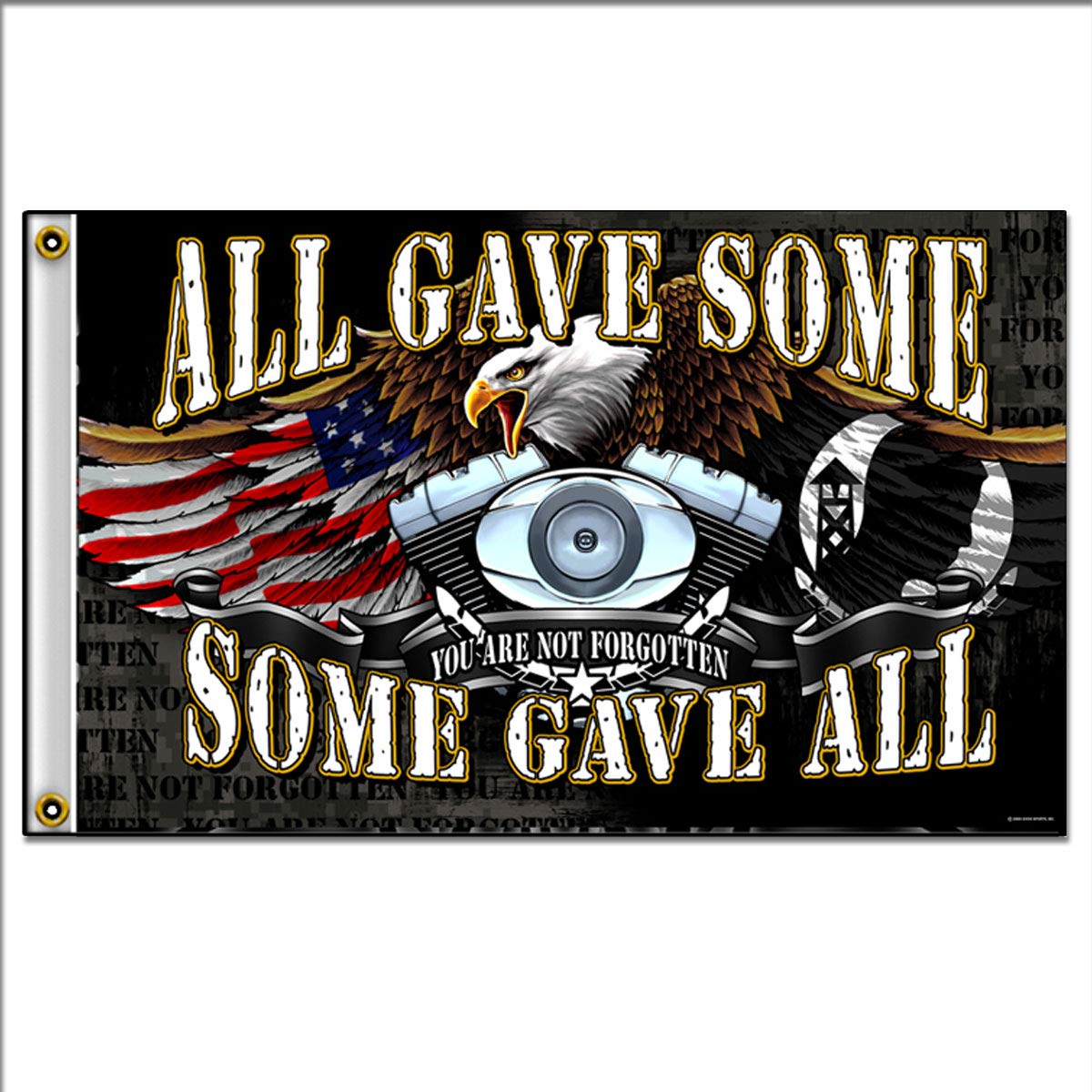 Hot Leathers - FGA1035; 3'x5' Multicolor All Gave Some Flag (3'x5')