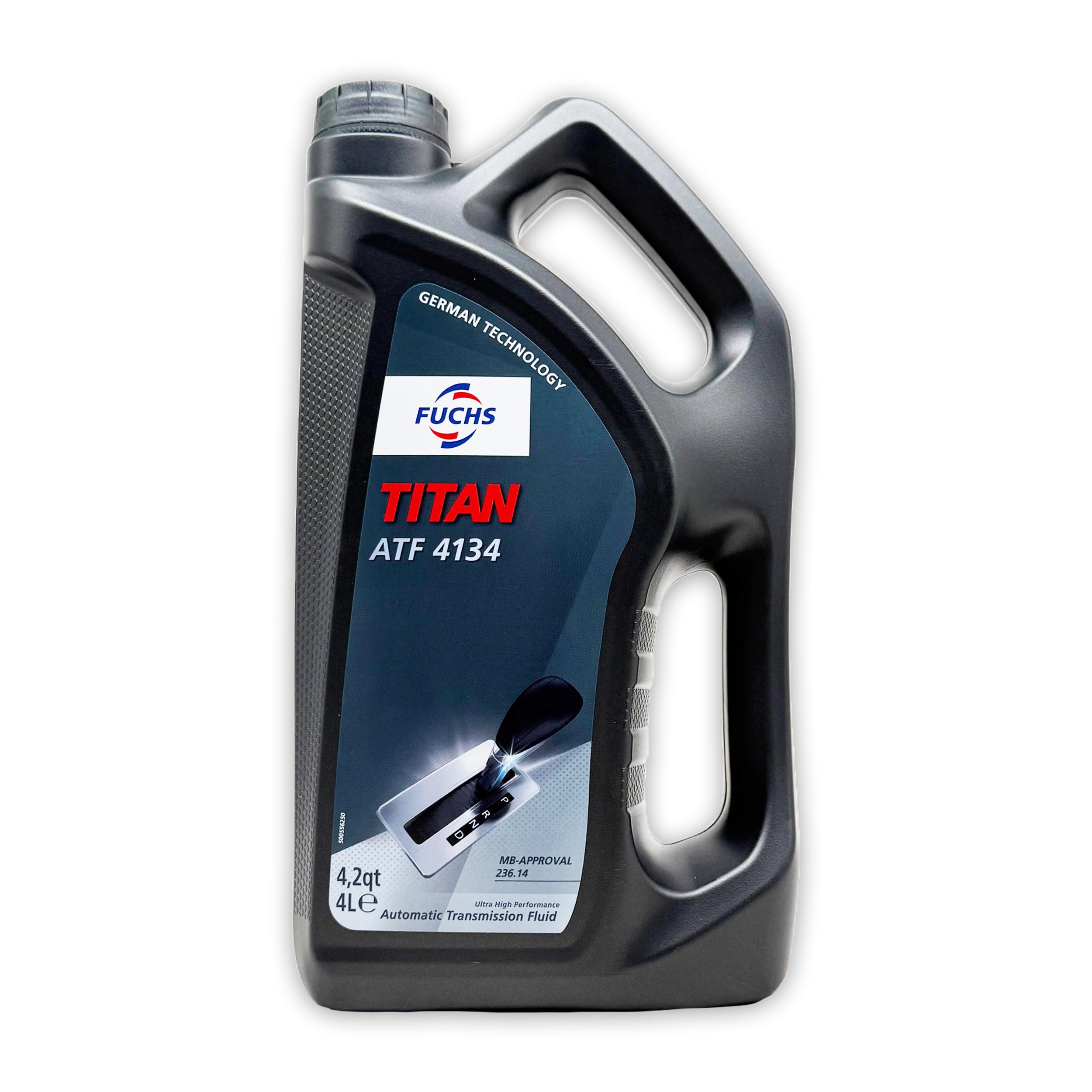 FUCHS TITAN ATF 4134 | 8 L | MB 236.14 | Automatikgetriebeöl | Hochleistungs-ATF für Mercedes-Benz 7G-Tronic – optimale Schaltperformance - 8 Liter - mit Trichter