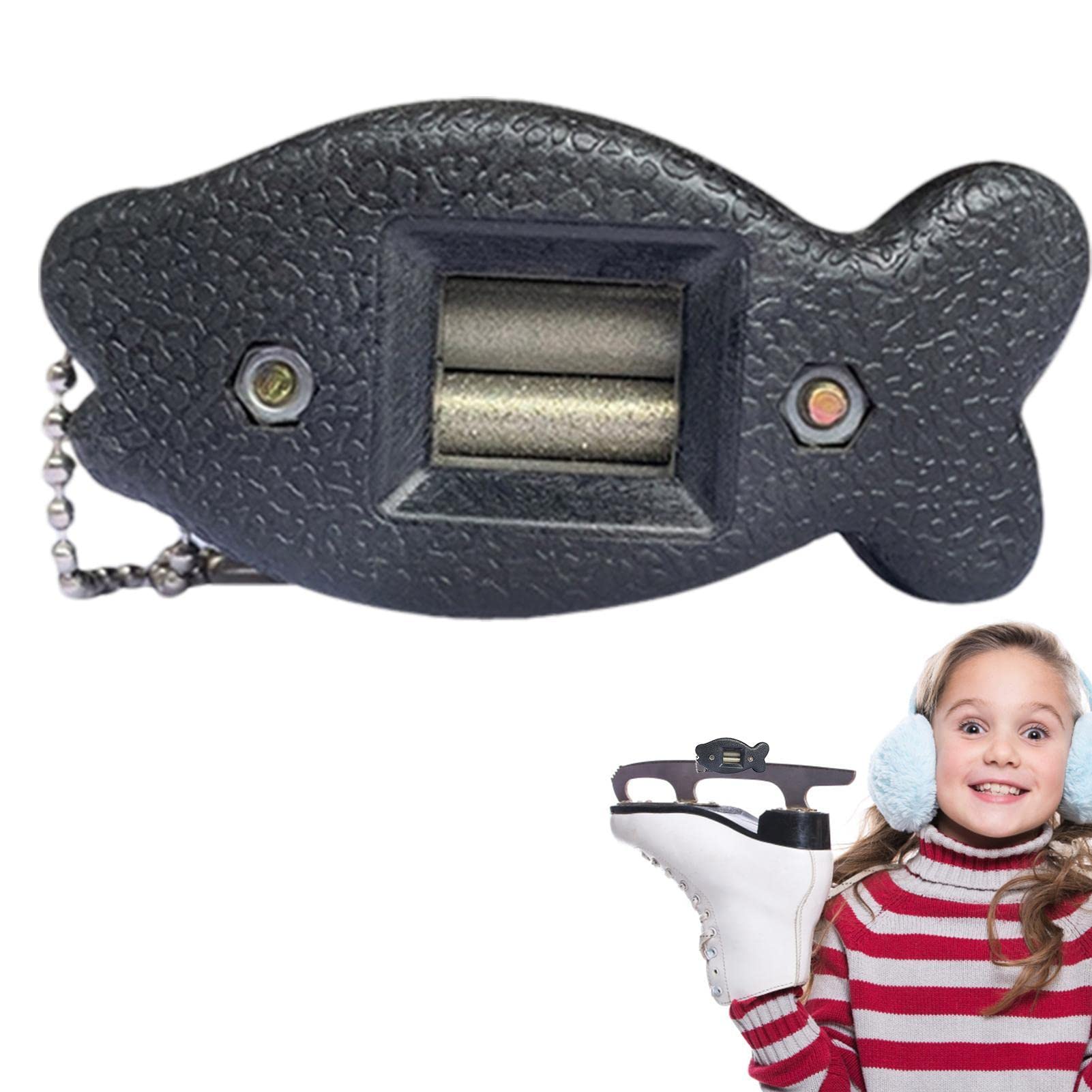 Buy Amesor Ice Skate Sharpening Tool Fish Style Ice Skating Edge
