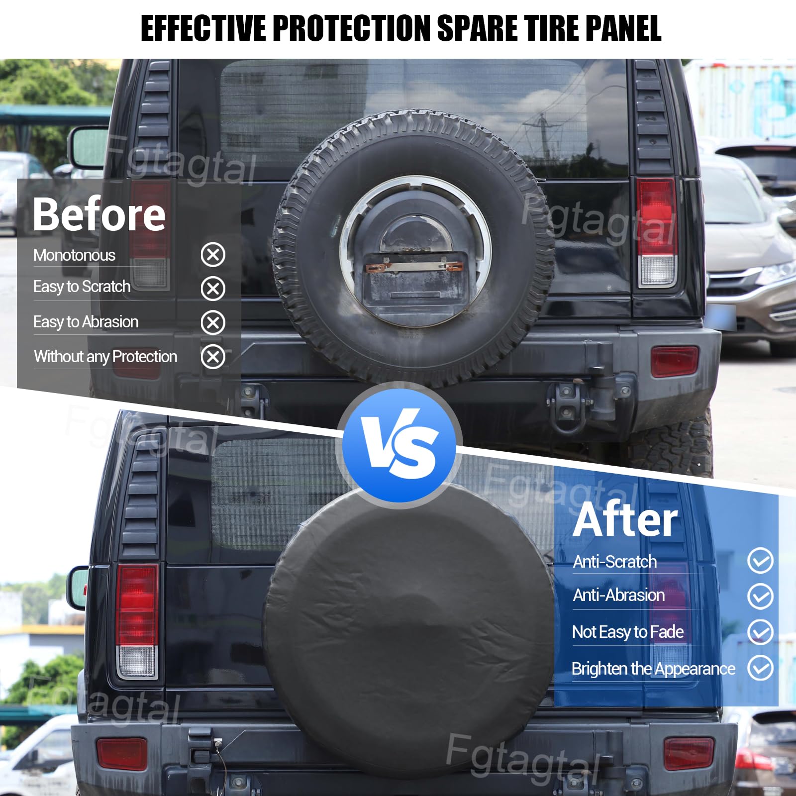 Amazon | 2003-2009 Hummer H2 ソフトタイヤカバー、レザー Amazon | 2003-2009 Hummer H2 ソフトタイヤカバー、レザー