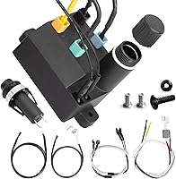 Vista 9 de SafBbcue Encendedor de parrilla 80475 para Weber Q120 Q220 Series Parrillas Interruptor electrónico de 2 salidas Kit de botón de encendido