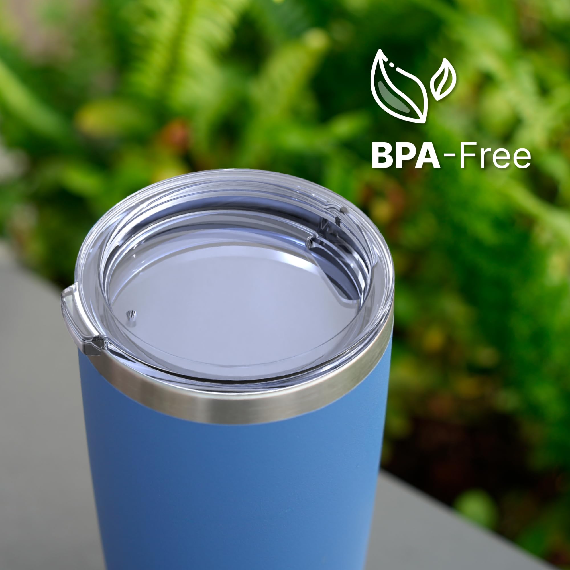 Dünne Tumbler Deckel 2 Stück – Auslaufsicher, Passend Für SUNWILL & ähnliche Becher (6,9–7 Cm)