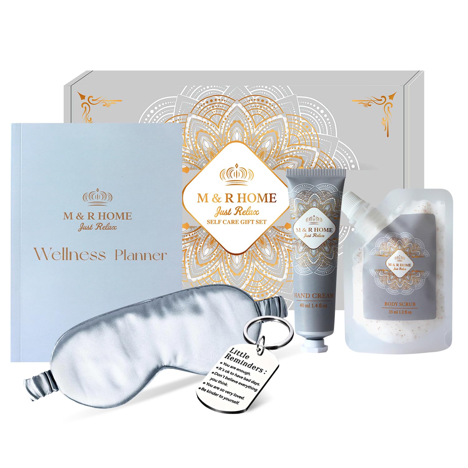 Self Care Gift for Women, Pampering Gifts for Women - Mother's Day Gift, Spa Relaxation Kit, Birthday, Anniversary, Thank You Gift - Wellness Journal Gift Set-image-5