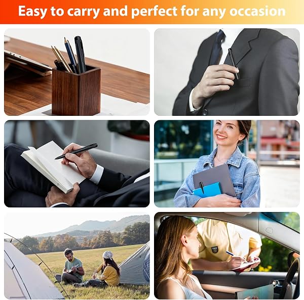 1080P Body Camera Pen, Mini Body Camera with Video or Picture Taking, Surveillance Cam for Indoor Outdoor - 4