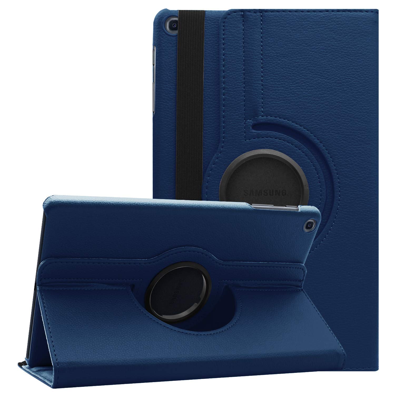M Cart 360 Degree Rotating Leather Stand Case Cover for Samsung Galaxy Tab A 10.1 Cover Model SM-T510 (Wi-Fi) SM-T515 (LTE) SM-T517 2019 Release - Midnight Blue (B081V5D81J) Amazon Price History, Amazon Price Tracker