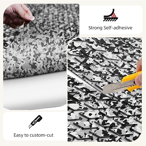 Miniatura 9 de Boat Flooring EVA Foam Boat Decking Sheet Self Adhesive Marine Mat Camo Soft Traction Pad for Fishing Boat Kayak Cooler RV Flooring Surfboard