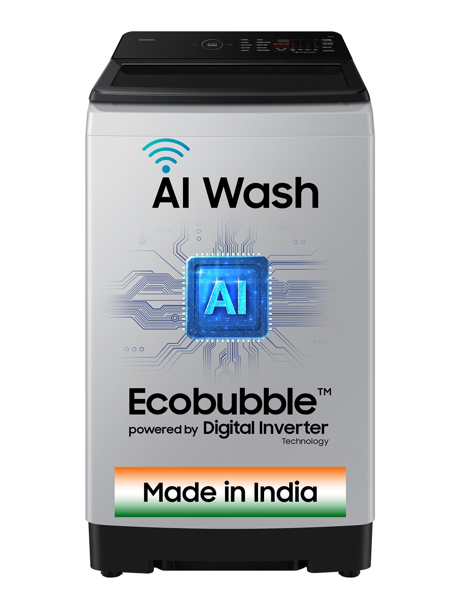 Samsung 8 Kg, 5 Star, AI Wash, AI Ecobubble, AI Energy Mode, AI VRT+, Super Speed, Soft Closing Door, Wi-Fi, Digital Inverter, Fully-Automatic Top Load Washing Machine (WA80F08S2LTL, Lavender Gray)-image-13