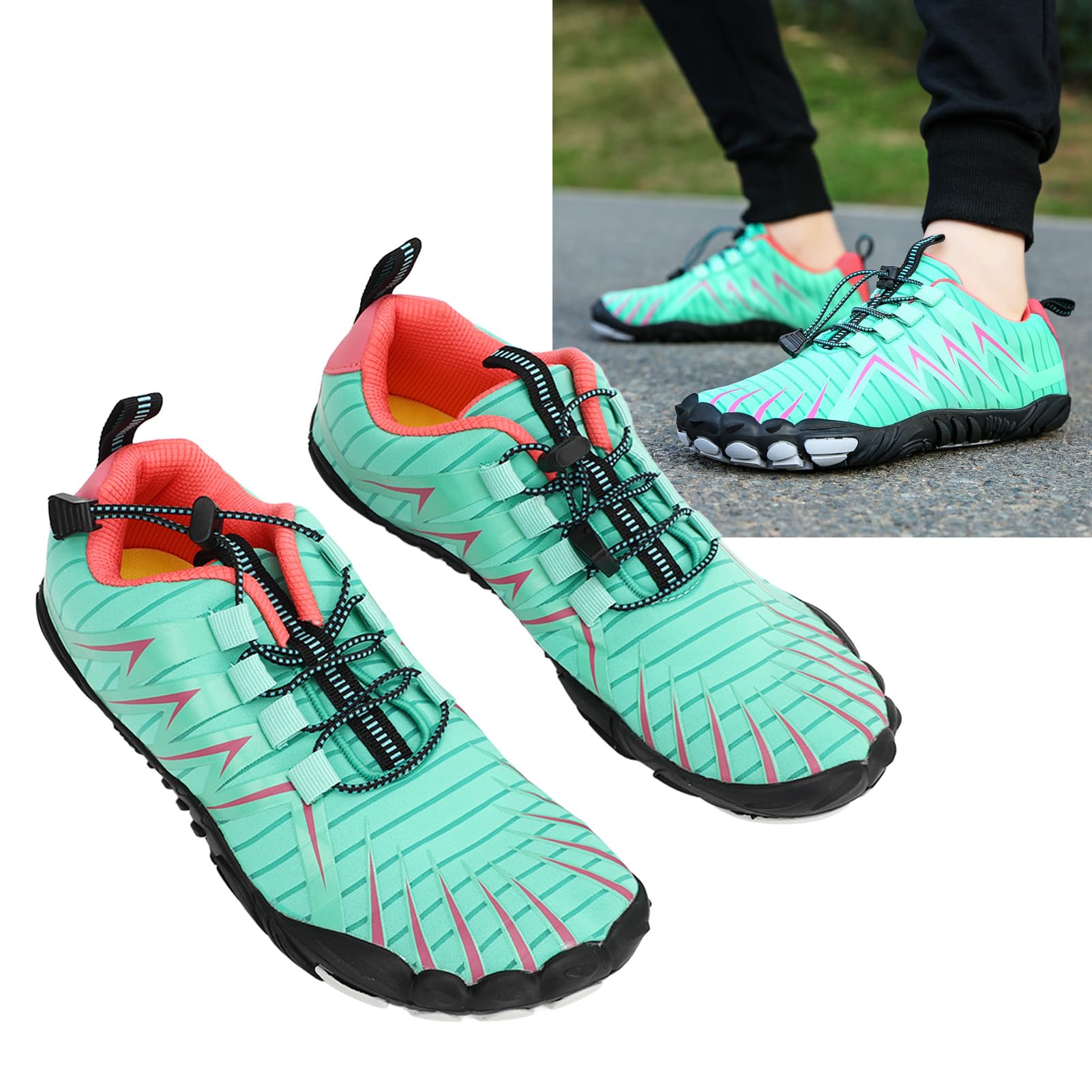 Scarpe da arrampicata da donna, scarpe da arrampicata ad asciugatura rapida, suola in gomma, traspirante, impedisce scivolamento, design ergonomico per camminare