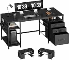 Amazon | Maihail 机 pcデスク パソコンデスク 幅150cm×奥行50cm