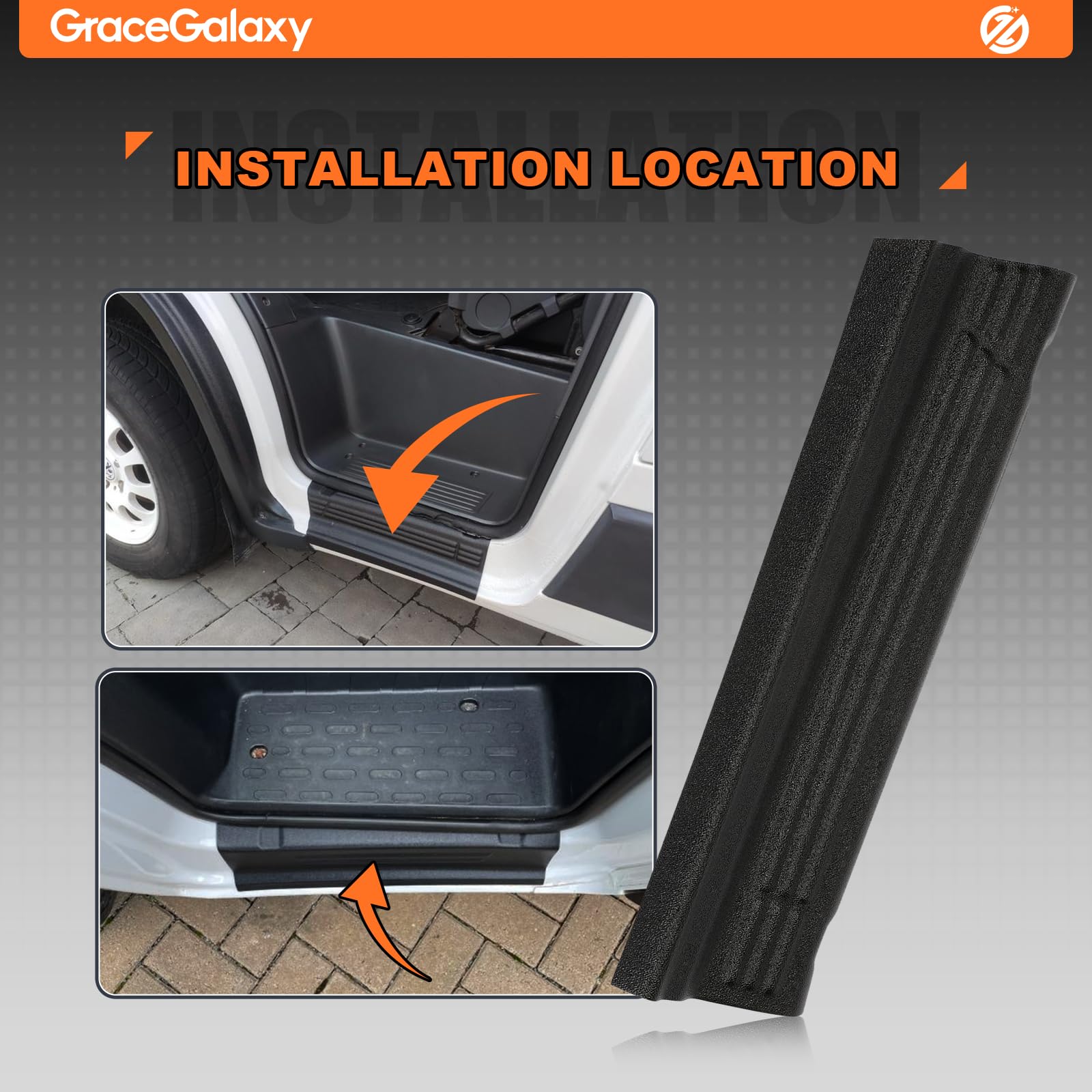 GraceGalaxy Battitacco con nastro adesivo per Ducato Boxer Jumper 2006-2023
