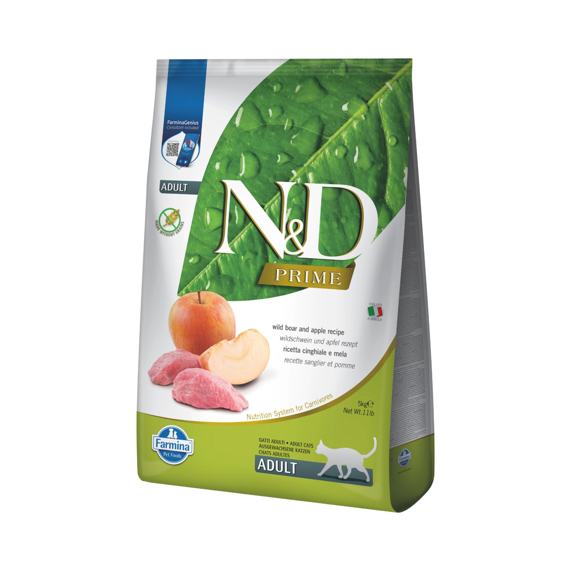 N&D Prime Sanglier & Pomme Adulte 5.00 kg