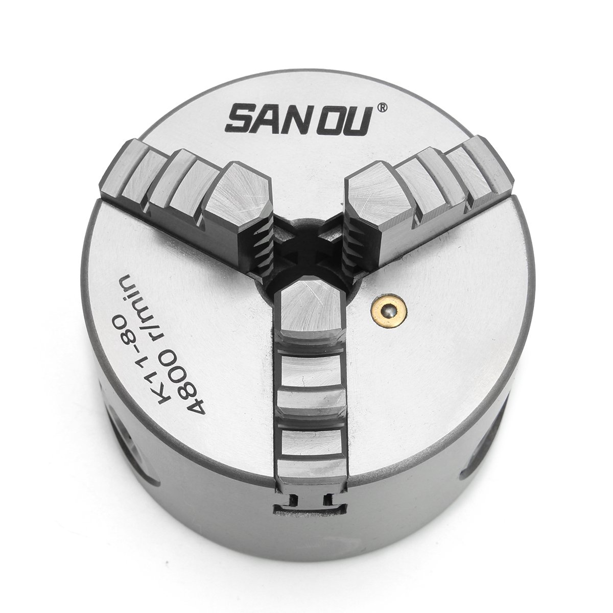 ChaRLes Sano 3 Tornio A Ganasce Mandrino K11-80 80Mm Manuale Auto-Centratura Parti Tornio