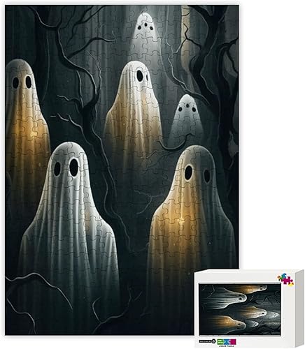 Miniatura 2 de Scary Ghost - Rompecabezas de 1000 piezas para adultos, rompecabezas educativo intelectual, juego divertido para hombres, mujeres y niños, 20 x 28.8