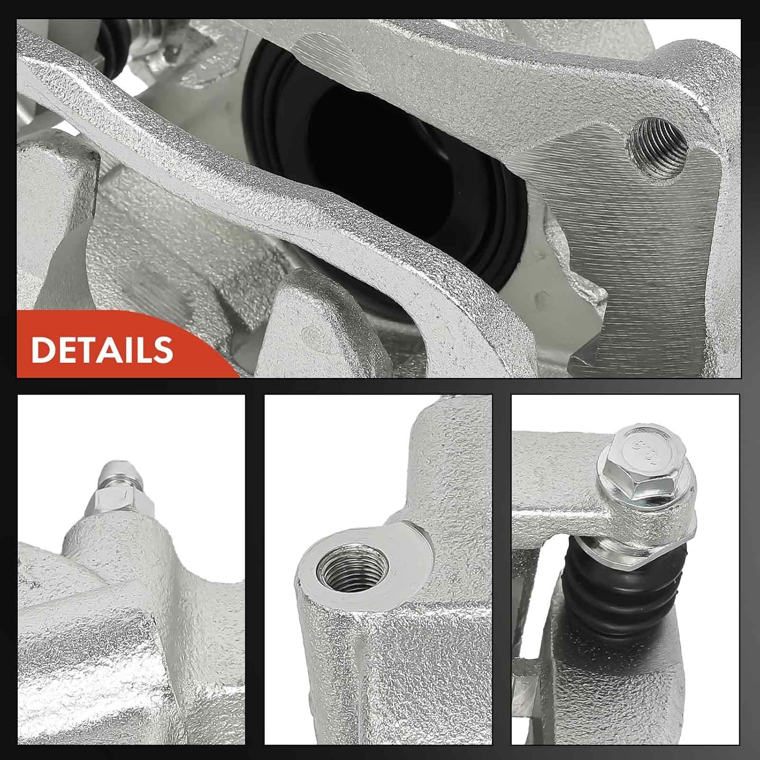 A-Premium Disc Brake Caliper Assembly with Bracket Compatible with Select Dodge and Chrysler Models - 200 2015-2016 2.4L, Dart 2013-2016 - Front Right Passenger Side