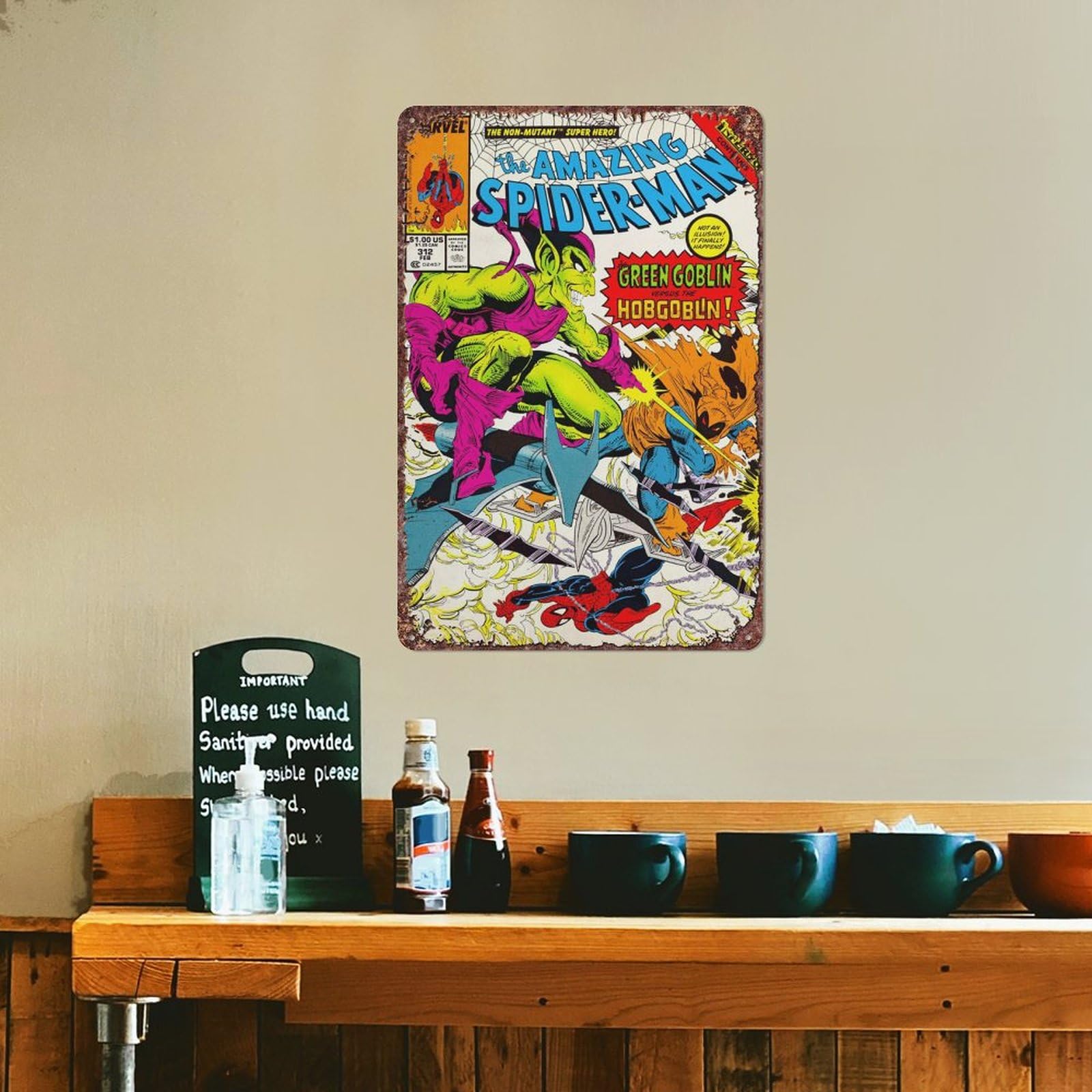 Amazon.com: Green Goblin vs Hobgoblin Cartoon Poster Funny Vintage