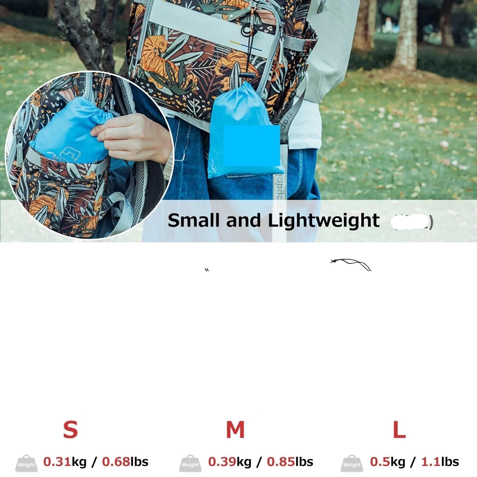2 uds Tienda de campaña Impermeable Lona Hamaca Lluvia Mosca Huella Suelo Tela Refugio sombrilla Manta Picnic en la Playa Estera for Exteriores para Exteriores(1.8M)