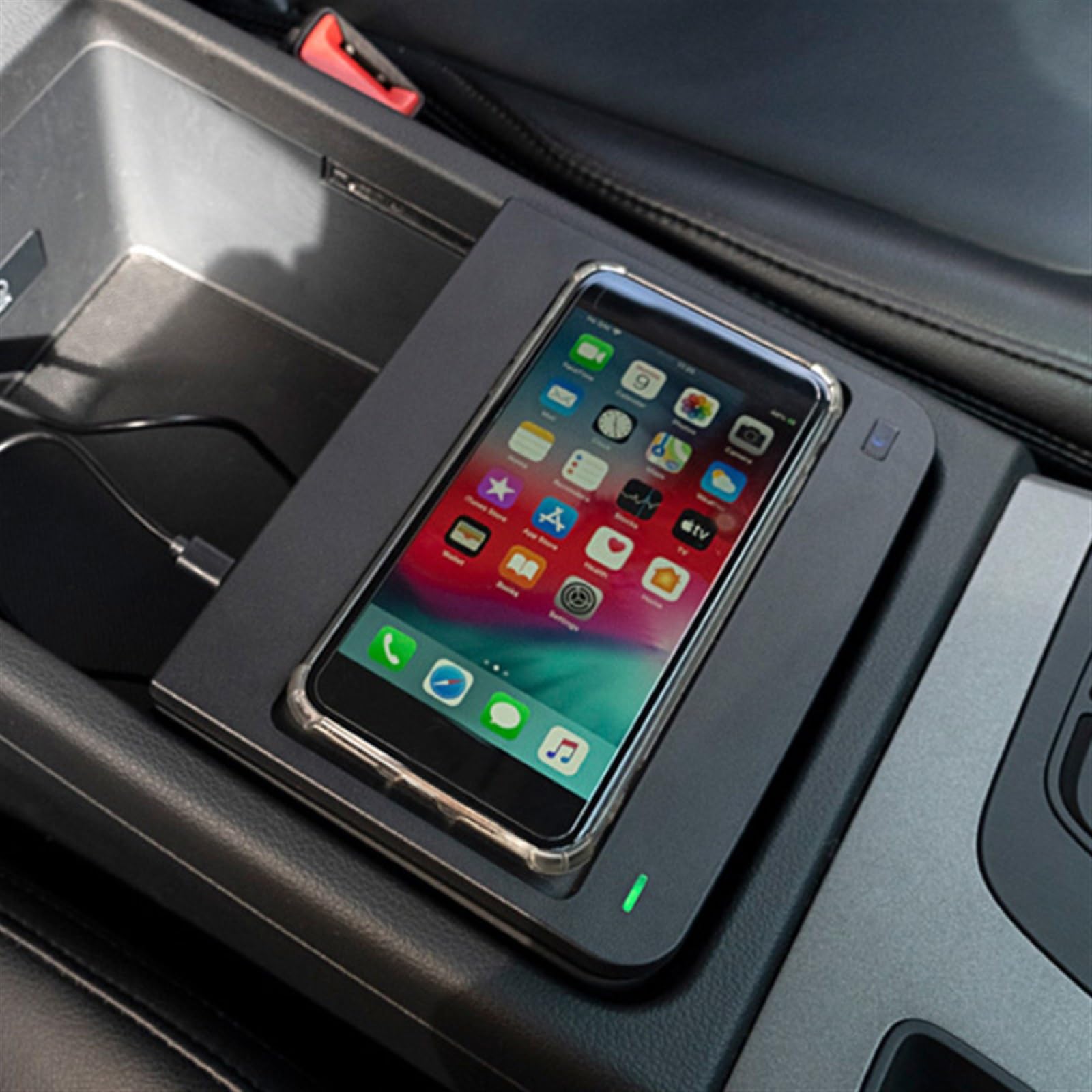 Cargador inalámbrico Qi for Coche de 10 W, for Consola Central Q5 SQ5 2017-2021, Cargador rápido de teléfono, Placa de Carga, Accesorios Almohadilla de Carga inalámbrica