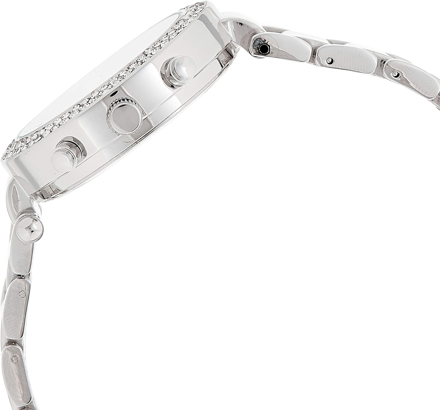 Accutime U.S. Polo Assn. Women's Quartz Silver-Toned Dress Watch (Model: USC40172) - Image 3