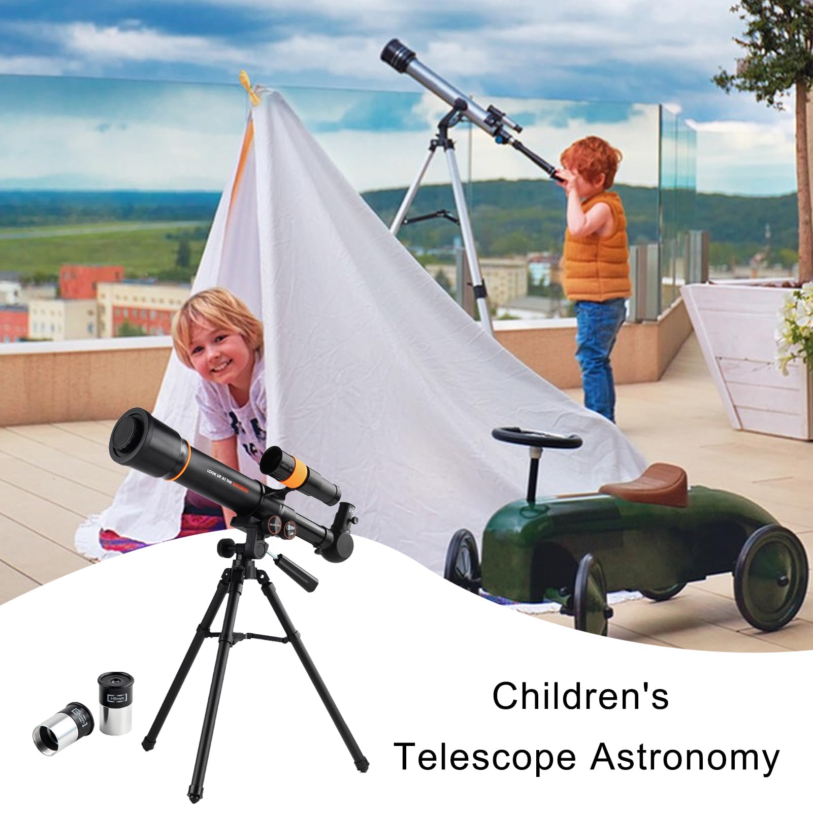 Telescopio para niños | Telescopio astronómico Espacial | Telescopio