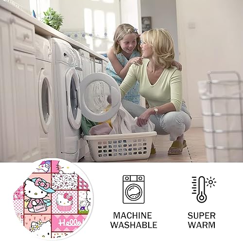 Miniatura 5 de Manta Kawaii para niños y adultos, manta de franela ultra suave y acogedora, manta de felpa suave y cálida para sofá cama de 50 x 40 pulgadas