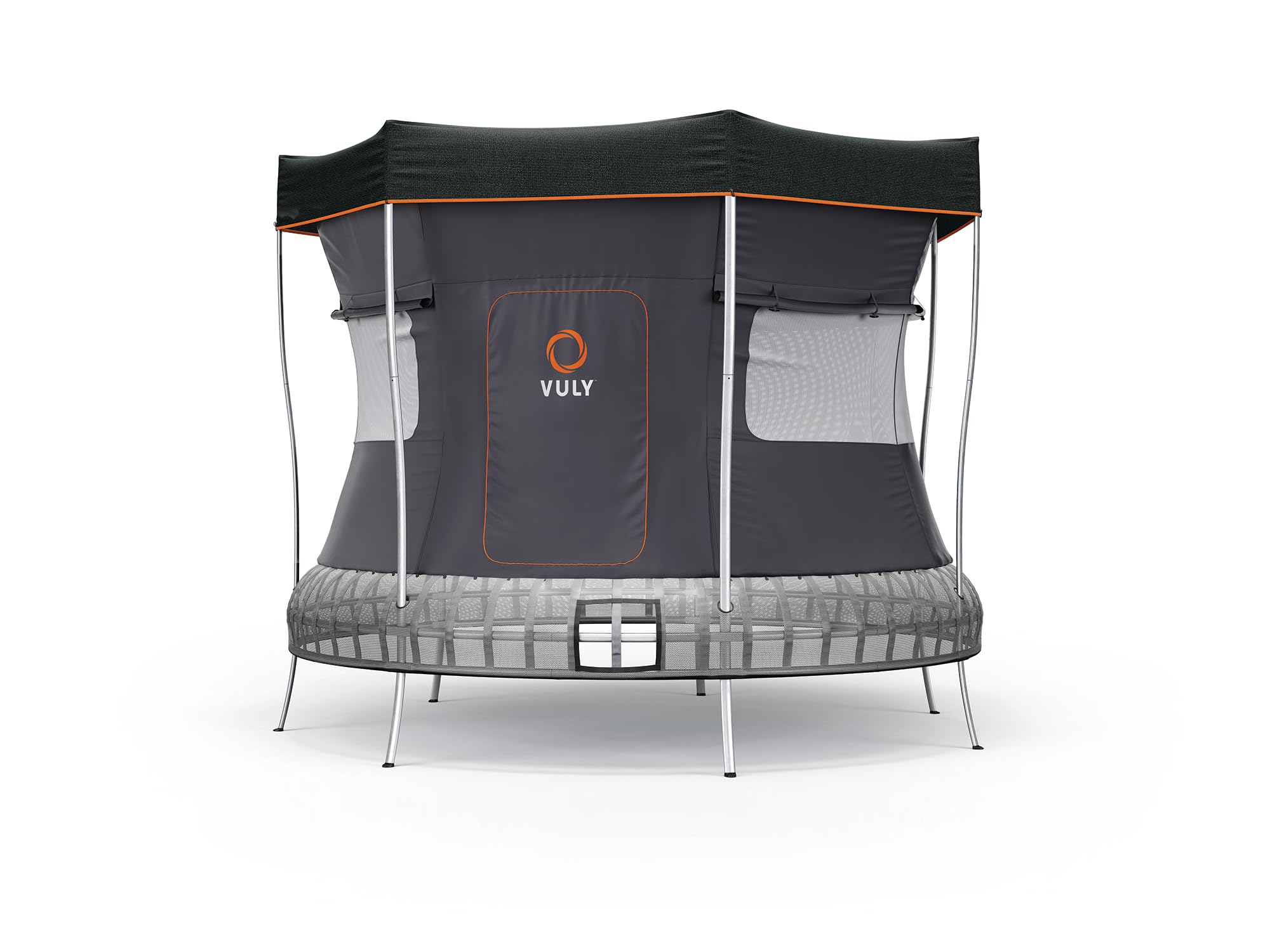 VulyThunder Springless Trampoline 12 FT 14 FT 17 FT Trampoline with Enclosure - Recreational Trampolines with AntiRust Coating, ASTM Approved for Kids