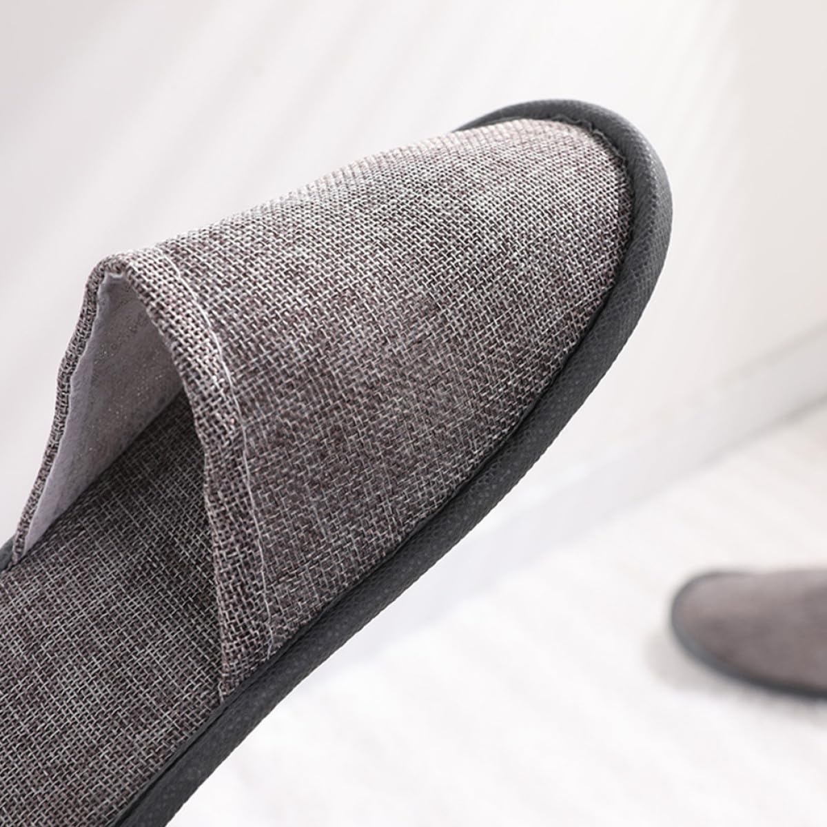 10 Pares de Zapatillas de Casa Cerradas para Hombres y Mujeres, Portátiles y Plegables Suelas Cómodas de Eva, Ideales para Viajes y Visitas a Salones de Uñas
