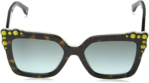 Vista 2 de Fendi FF0260S C9K HavanaWhite FF0260S Lentes de Sol Cuadradas Categoría 3 Si