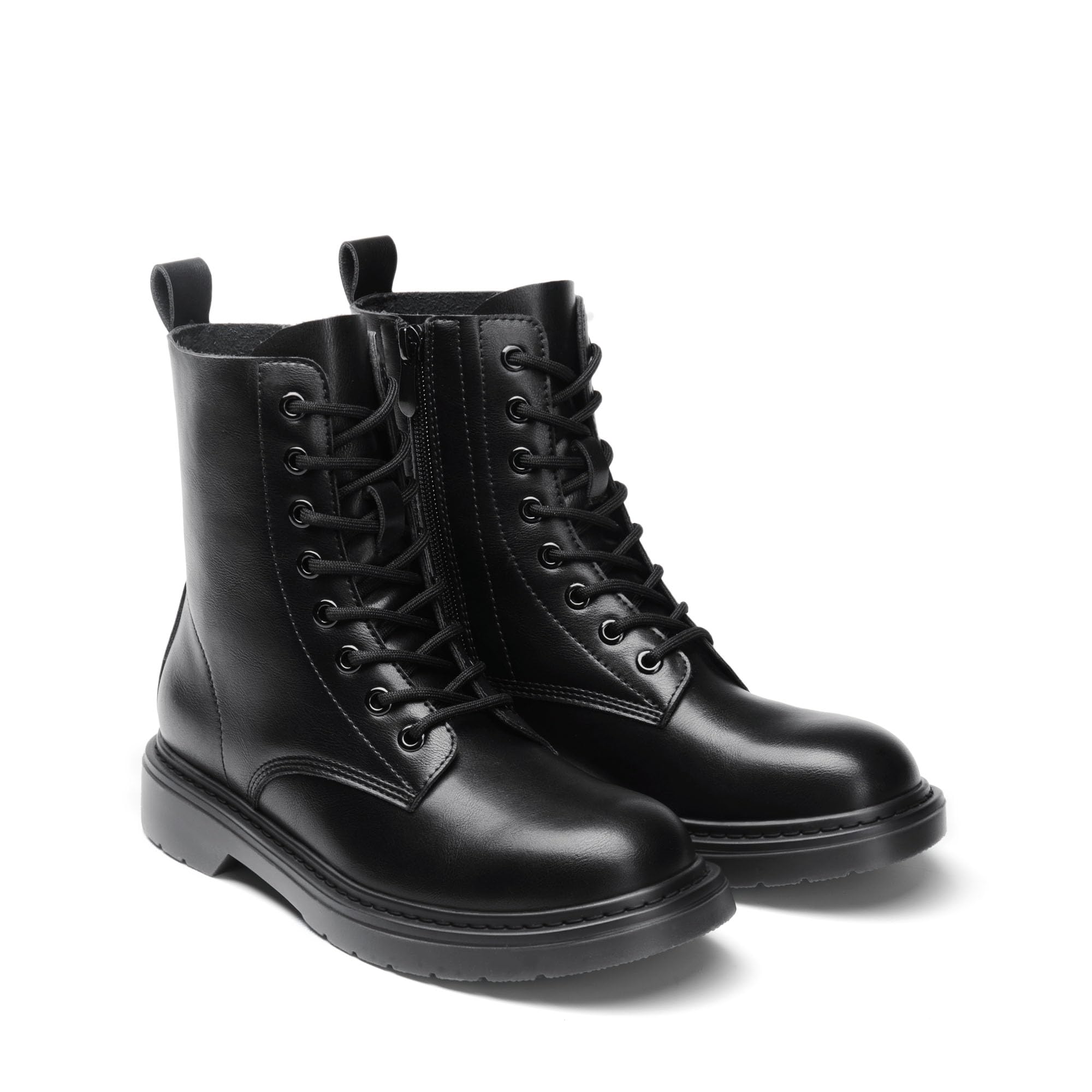 DREAM PAIRS Stivaletti Alla Caviglia con Lacci da Donna Moda Casual Comodi Stivaletti Donna