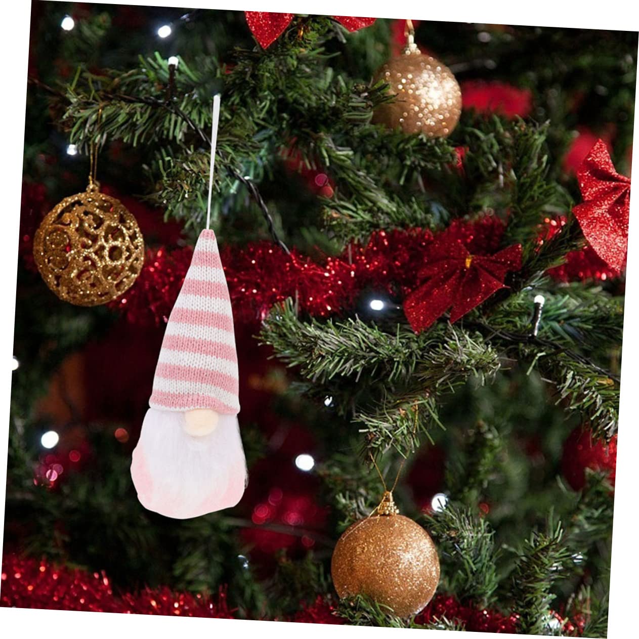 Cabilock 18piezas Adornos Navideños GNOME De para Decoración De Árbol y Muñecos De Navidad De Diseño Colgantes De Fiesta