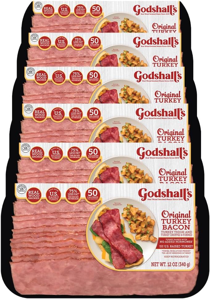 Godshall's 12oz Original Turkey Bacon, 6pk